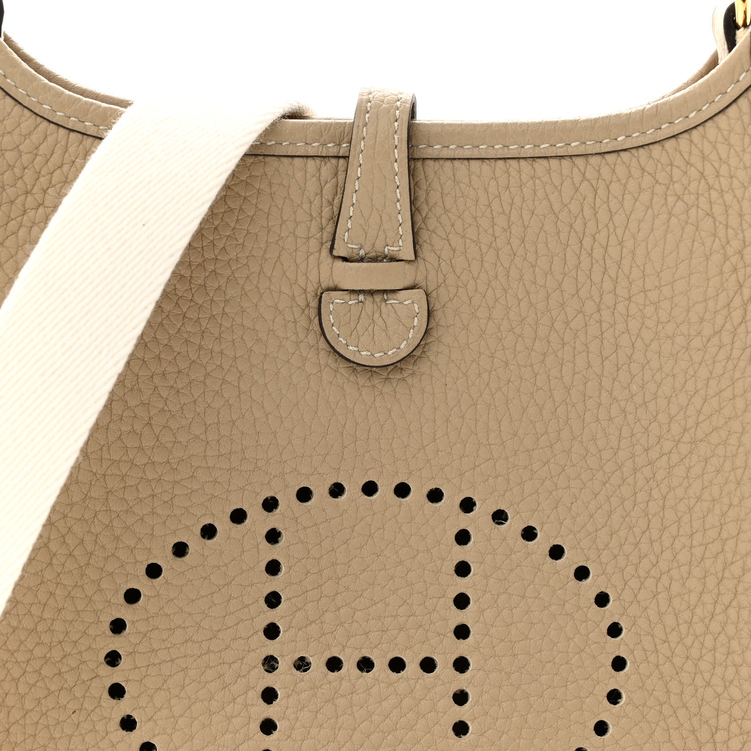 Hermes Taurillon Clemence Amazone Evelyne TPM Trench Craie 8 of 11
