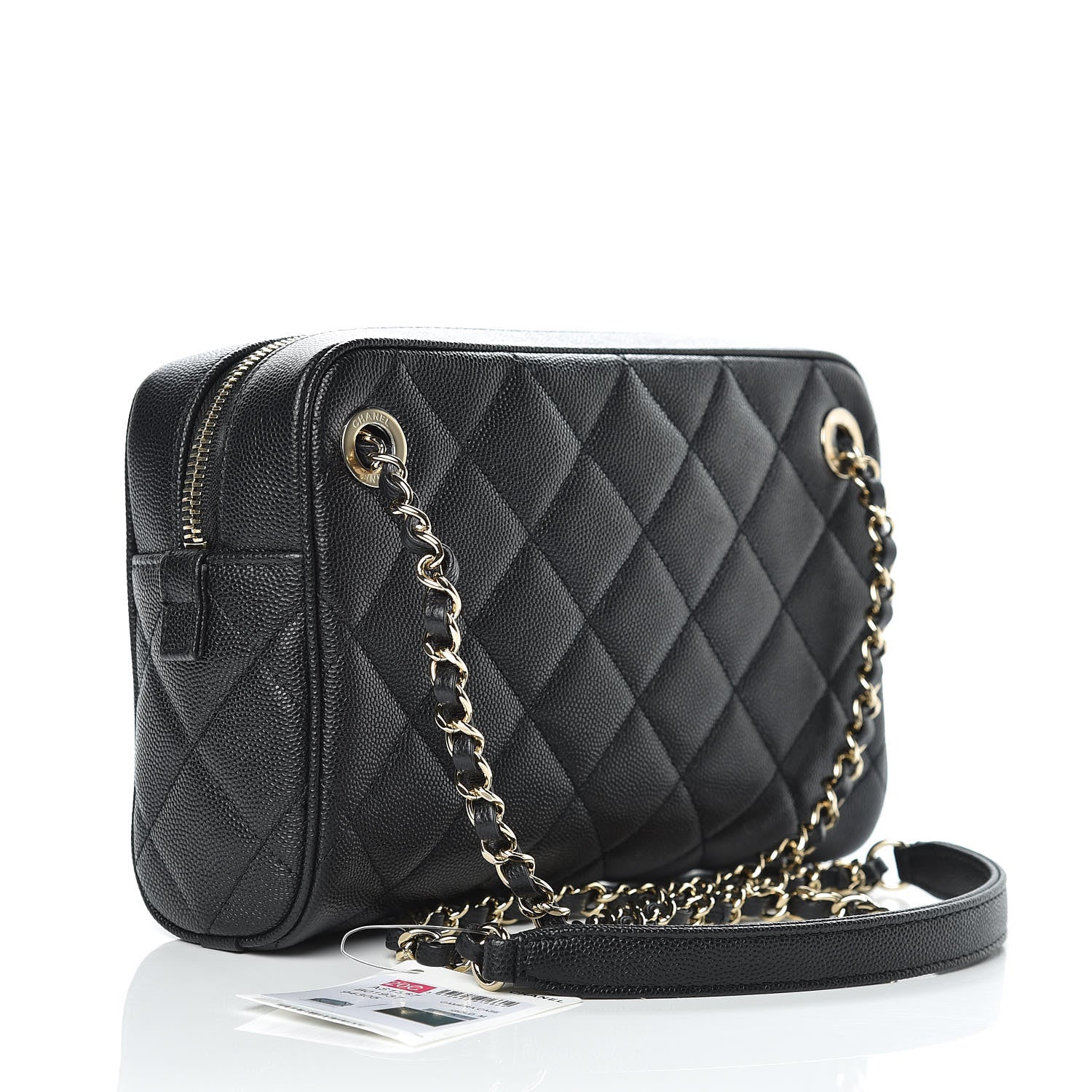 Chanel Caviar Quilted Small In & Out Camera Case Black 4 of 10