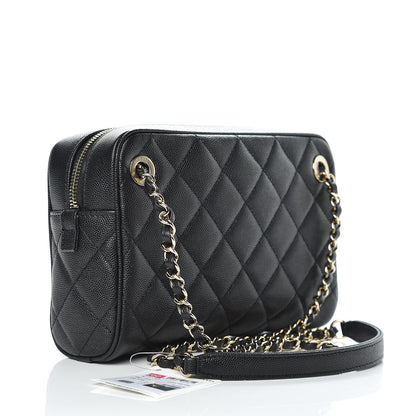 Chanel Caviar Quilted Small In & Out Camera Case Black 4 of 10