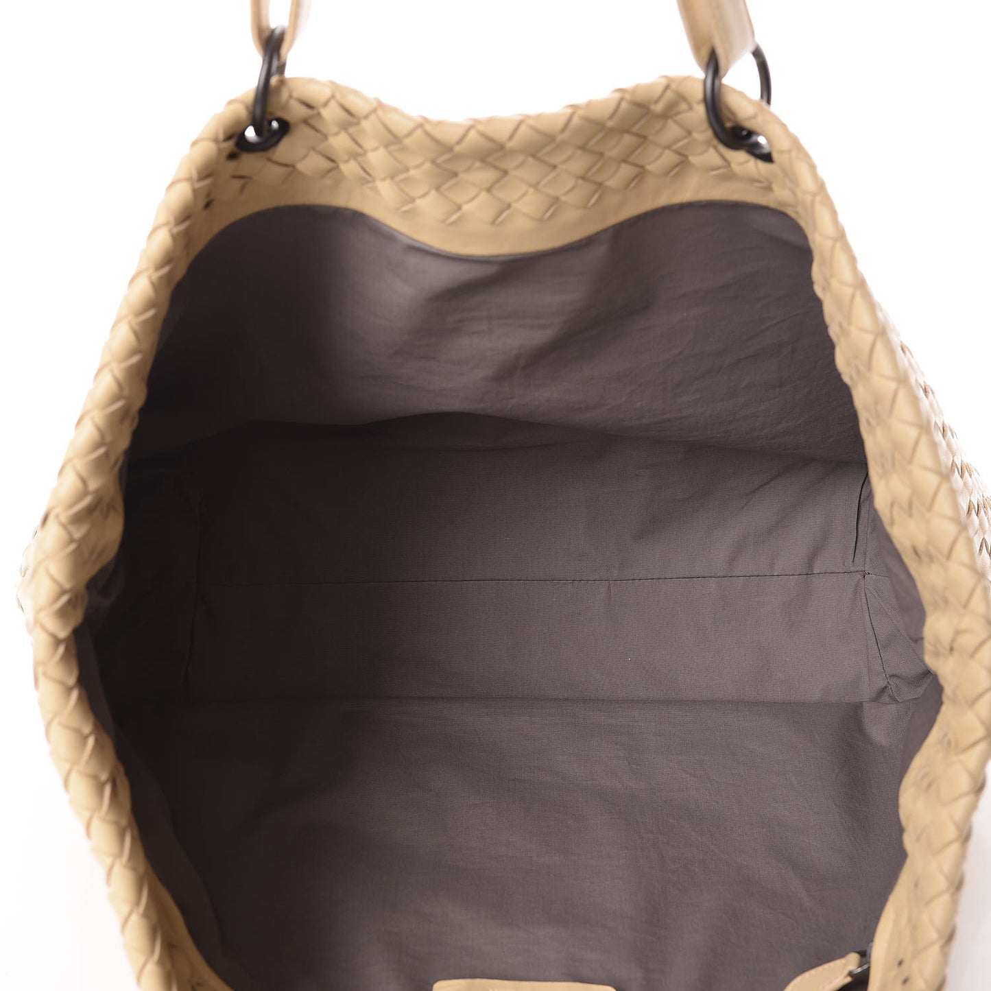 Nappa Intrecciato Large Capri Tote Banane