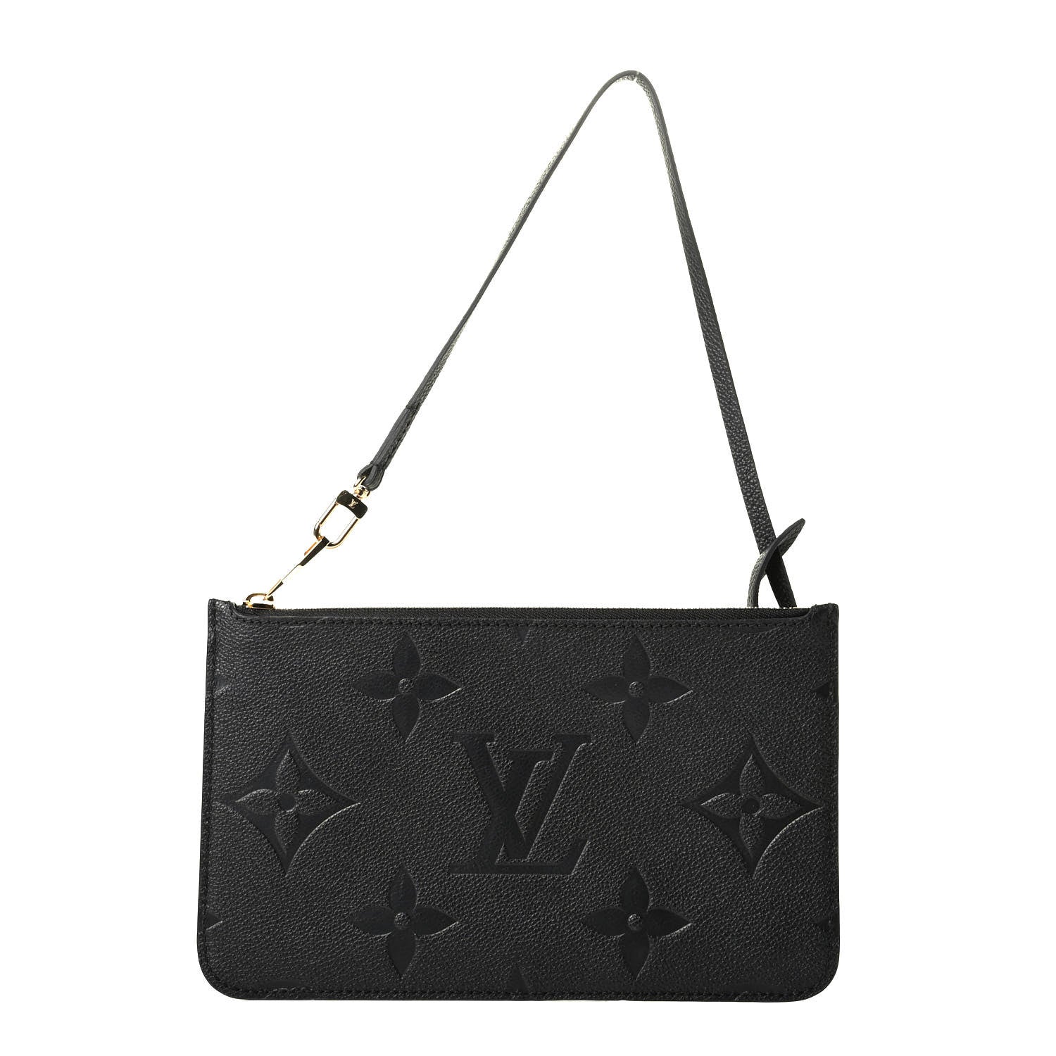 Louis Vuitton Empreinte Monogram Giant Neverfull MM Pochette Black 1 of 5
