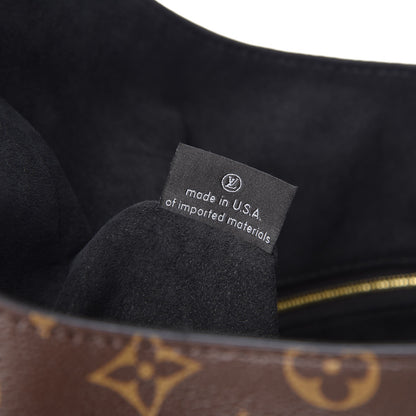 Louis Vuitton Monogram Flower Hobo Black 7 of 12