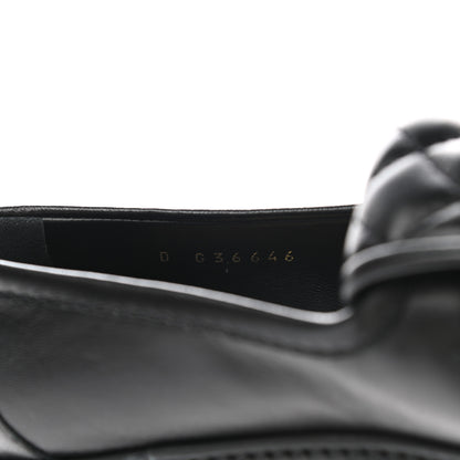 Chanel Lambskin Quilted CC Turnlock Loafers 36 Black 8 of 9