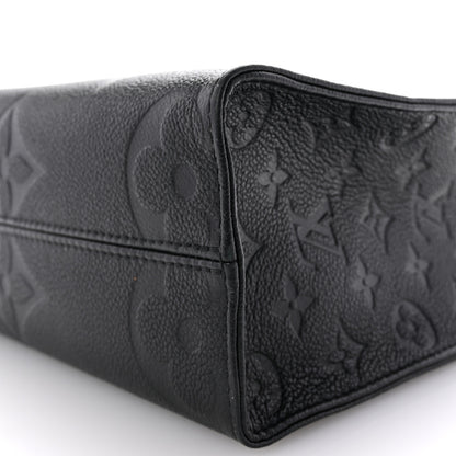 Louis Vuitton Empreinte Monogram Giant Onthego PM Black 9 of 9