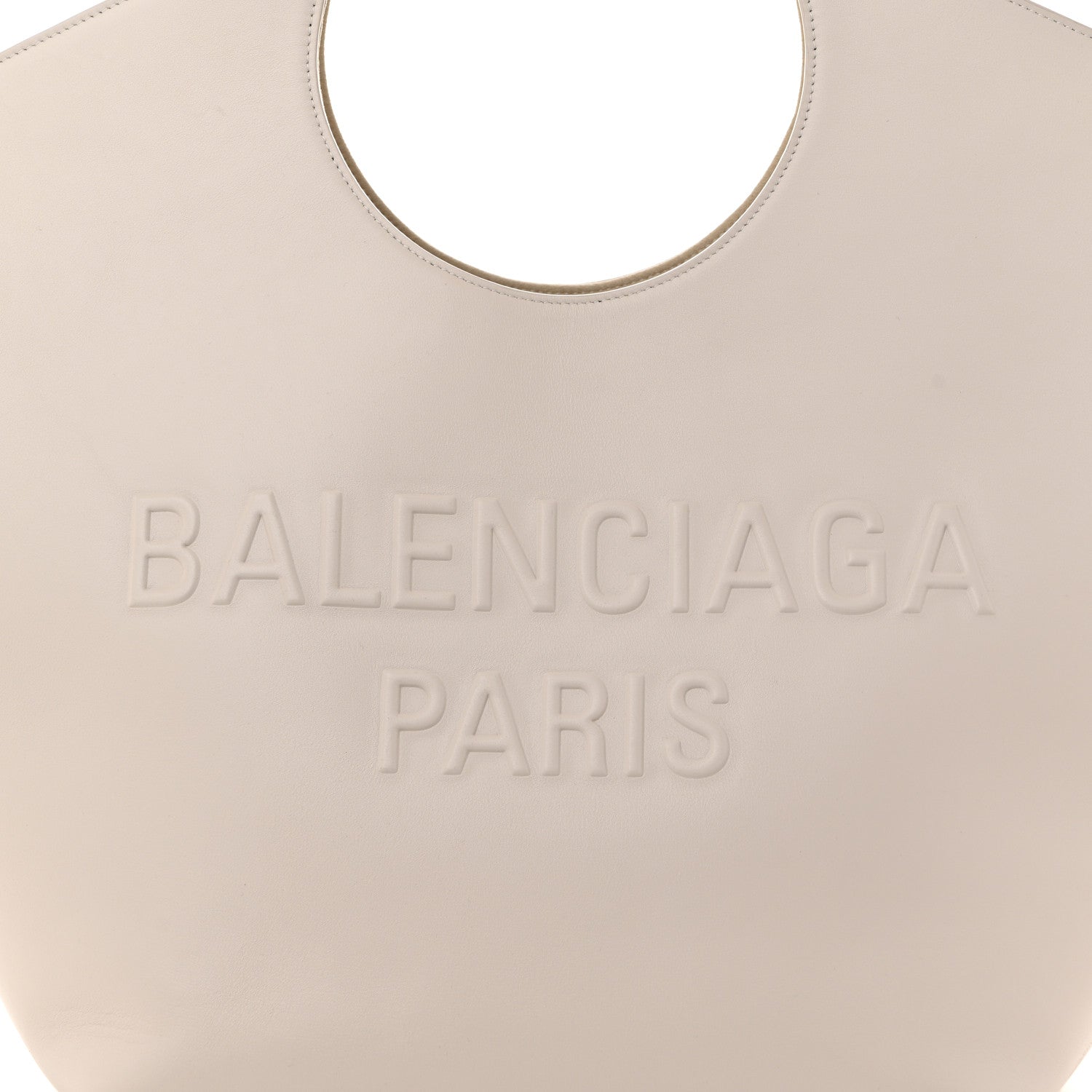 Balenciaga Smooth Calfskin Mary Kate Tote Nacre 9 of 11