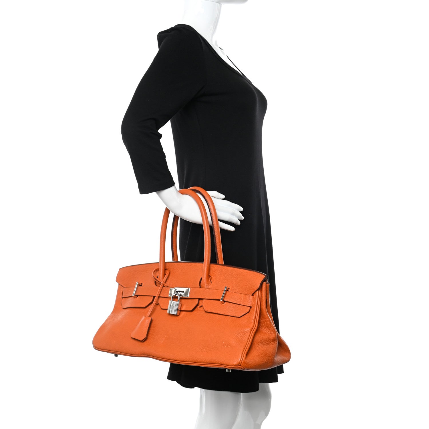 Hermes Taurillon Clemence JPG Birkin 42 Orange 2 of 30