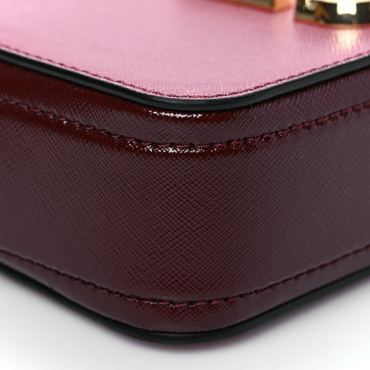 Marc Jacobs Saffiano Small Snapshot Camera Bag Pink Multicolor 8 of 9