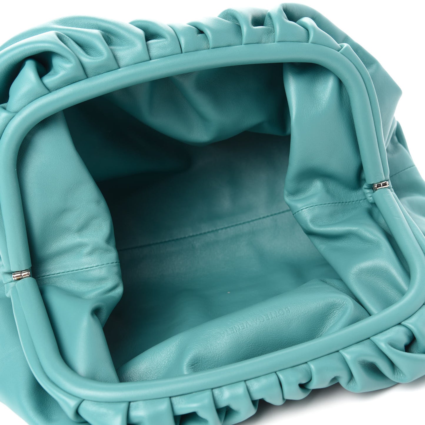 Smooth Butter Calf The Pouch Oversized Clutch Linoleum