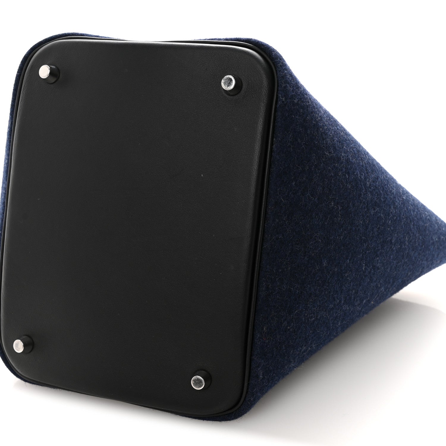 Hermes Feutre Swift Picotin Lock 18 PM Bleu Nuit Black 9 of 9