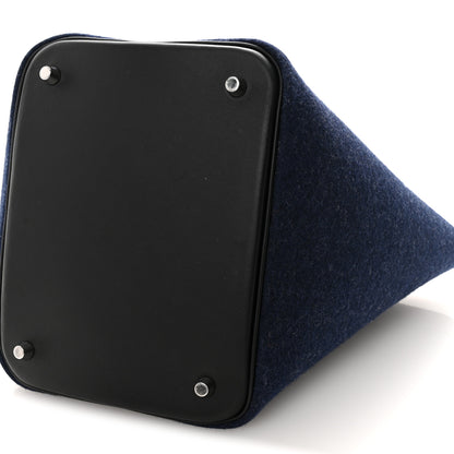 Hermes Feutre Swift Picotin Lock 18 PM Bleu Nuit Black 9 of 9
