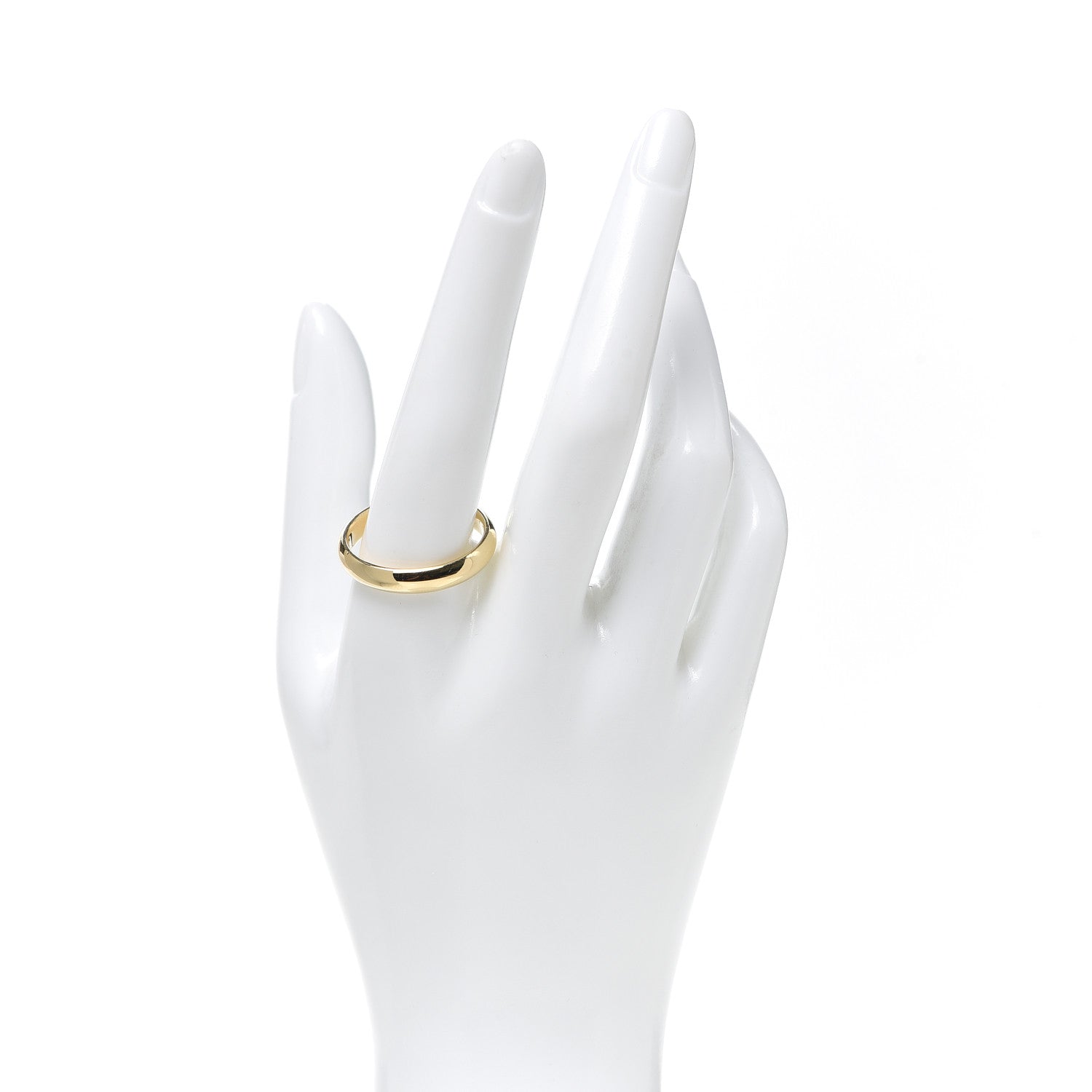 Tiffany 18K Yellow Gold 4.5mm Classic Wedding Band Ring 67 12 2 of 4