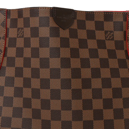 Louis Vuitton Damier Ebene Caissa Hobo Cherry 8 of 10