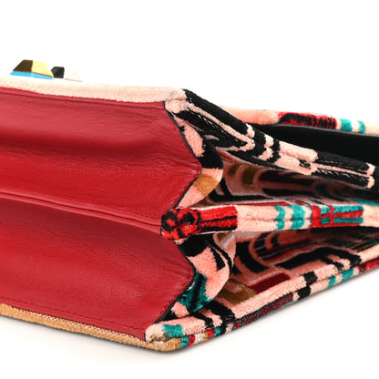 Fendi Velvet Vitello Dolce Fun Fair Kan I Shoulder Bag Strawberry Multicolor 10 of 10