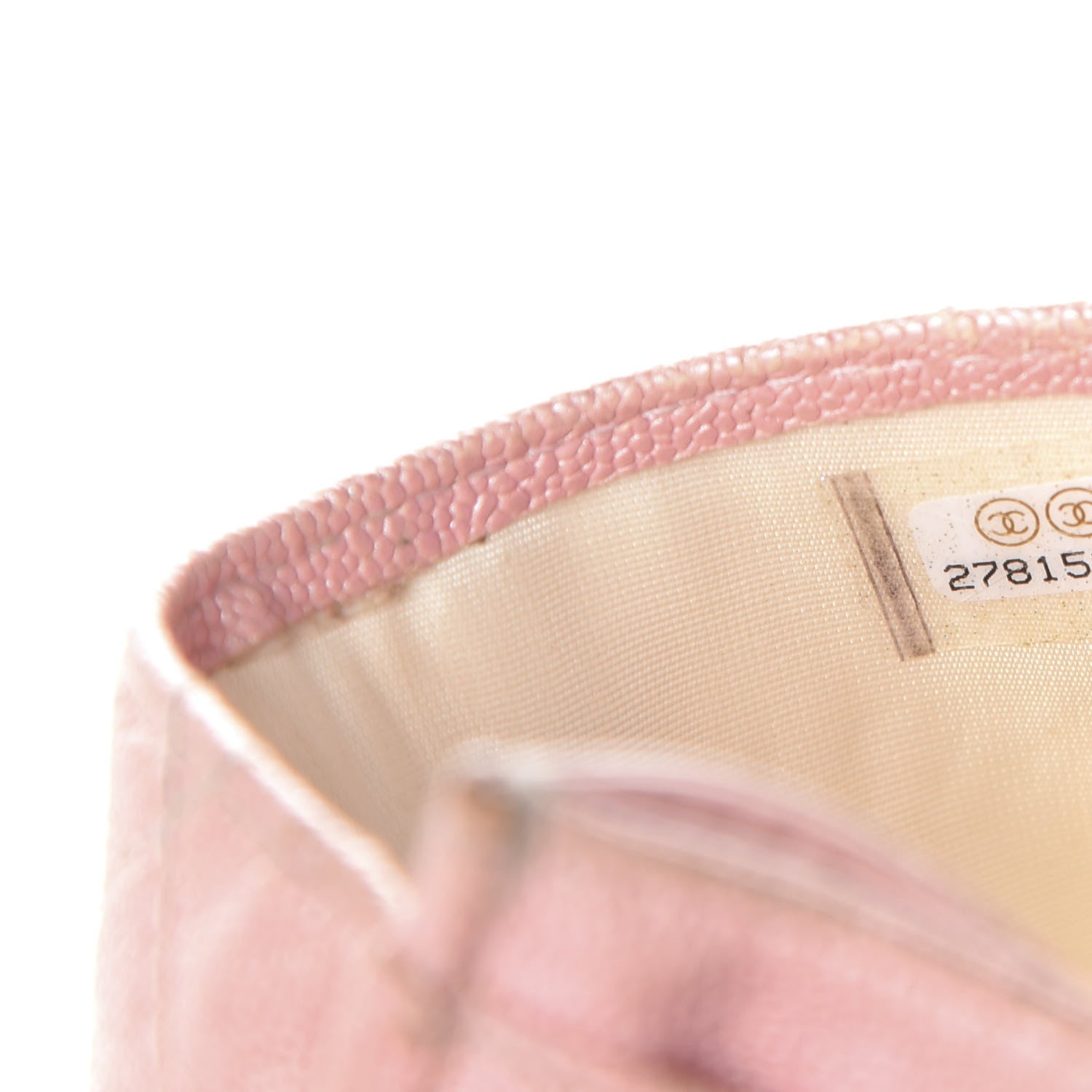 Chanel Iridescent Caviar Quilted Card Holder Rose Pink 8 of 8