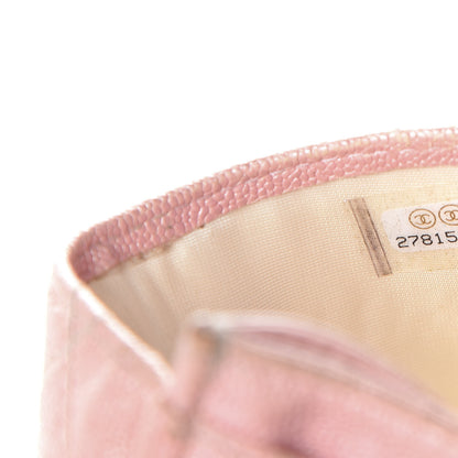 Chanel Iridescent Caviar Quilted Card Holder Rose Pink 8 of 8
