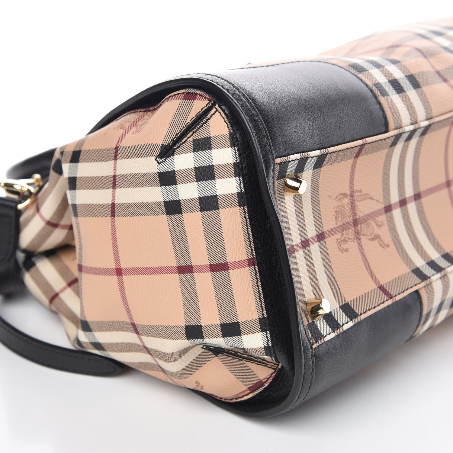 Burberry Haymarket Check Small Gladstone Black 9 of 10