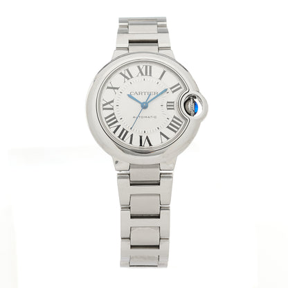 Cartier Stainless Steel 33mm Ballon Bleu De Cartier Automatic Watch 1 of 5