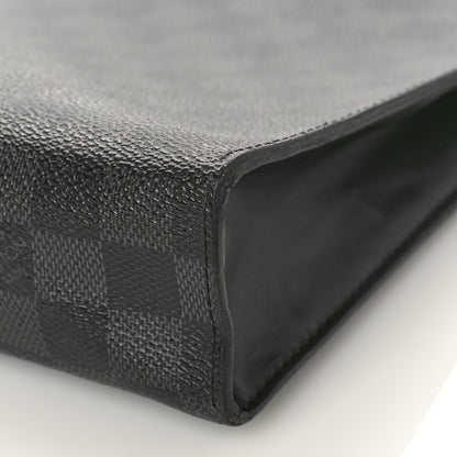 Louis Vuitton Damier Graphite Pochette Voyage MM 9 of 10