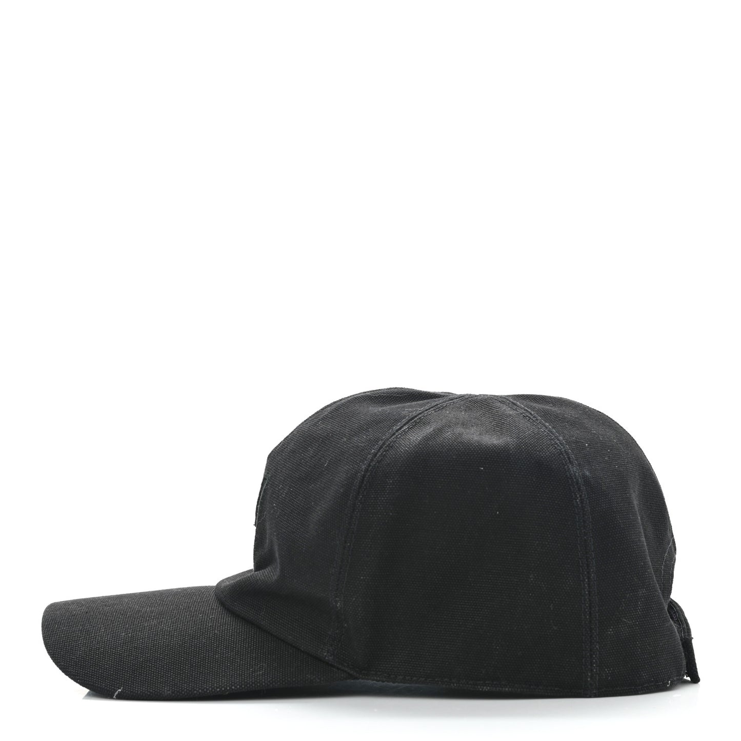 Cotton FF Ajour Embroidered Baseball Hat 58 Black