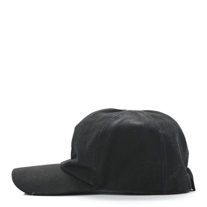 Fendi Cotton FF Ajour Embroidered Baseball Hat 58 Black 5 of 10
