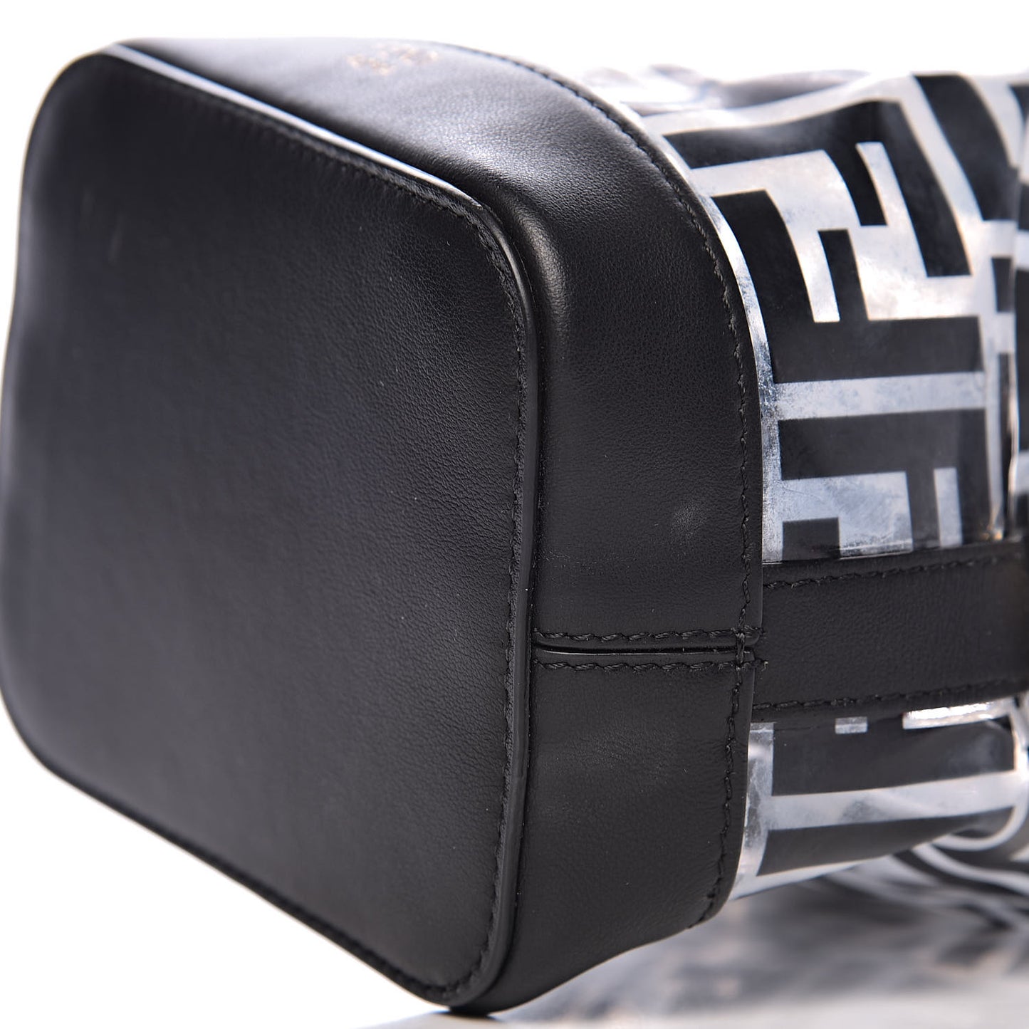 TPU FF Vitello Grace F is Fendi Mini Mon Tresor Bucket Bag Black