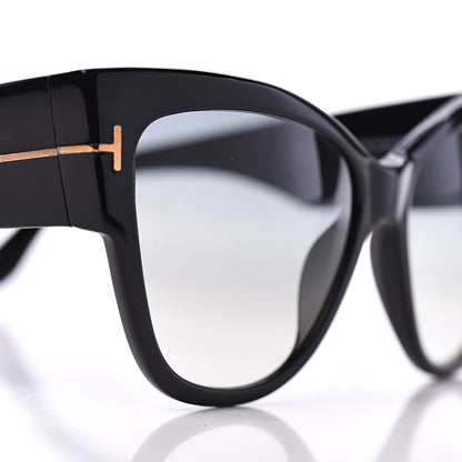 Tom Ford Acetate Anoushka Cat Eye Sunglasses TF371 Black 7 of 8
