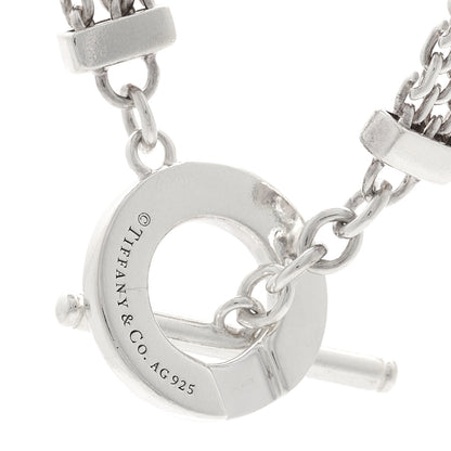Tiffany Sterling Silver Somerset Mesh Toggle Necklace 4 of 4