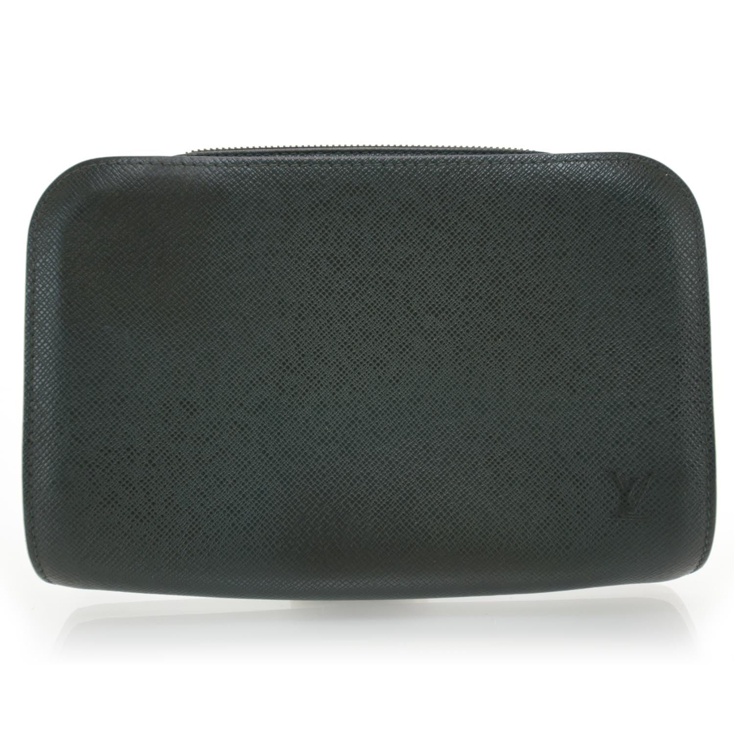 Louis Vuitton Taiga Baikal Pochette Toiletries Bag Clutch 1 of 7