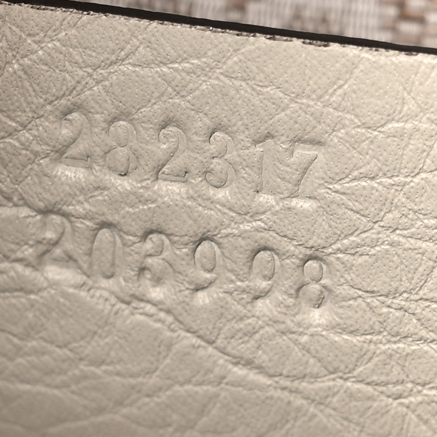 Gucci Grained Calfskin Medium Diana Bamboo Top Handle Tote Ivory 6 of 13