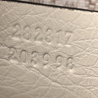 Gucci Grained Calfskin Medium Diana Bamboo Top Handle Tote Ivory 6 of 13
