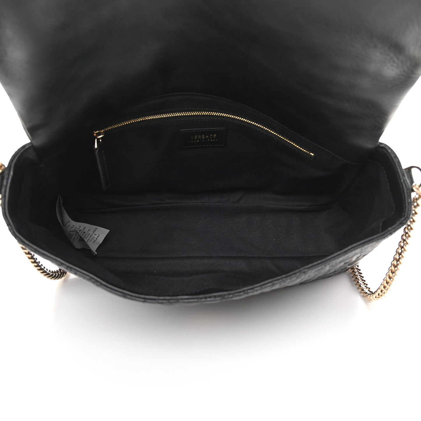 Nappa Barocco Quilted Vanitas Crossbody Black
