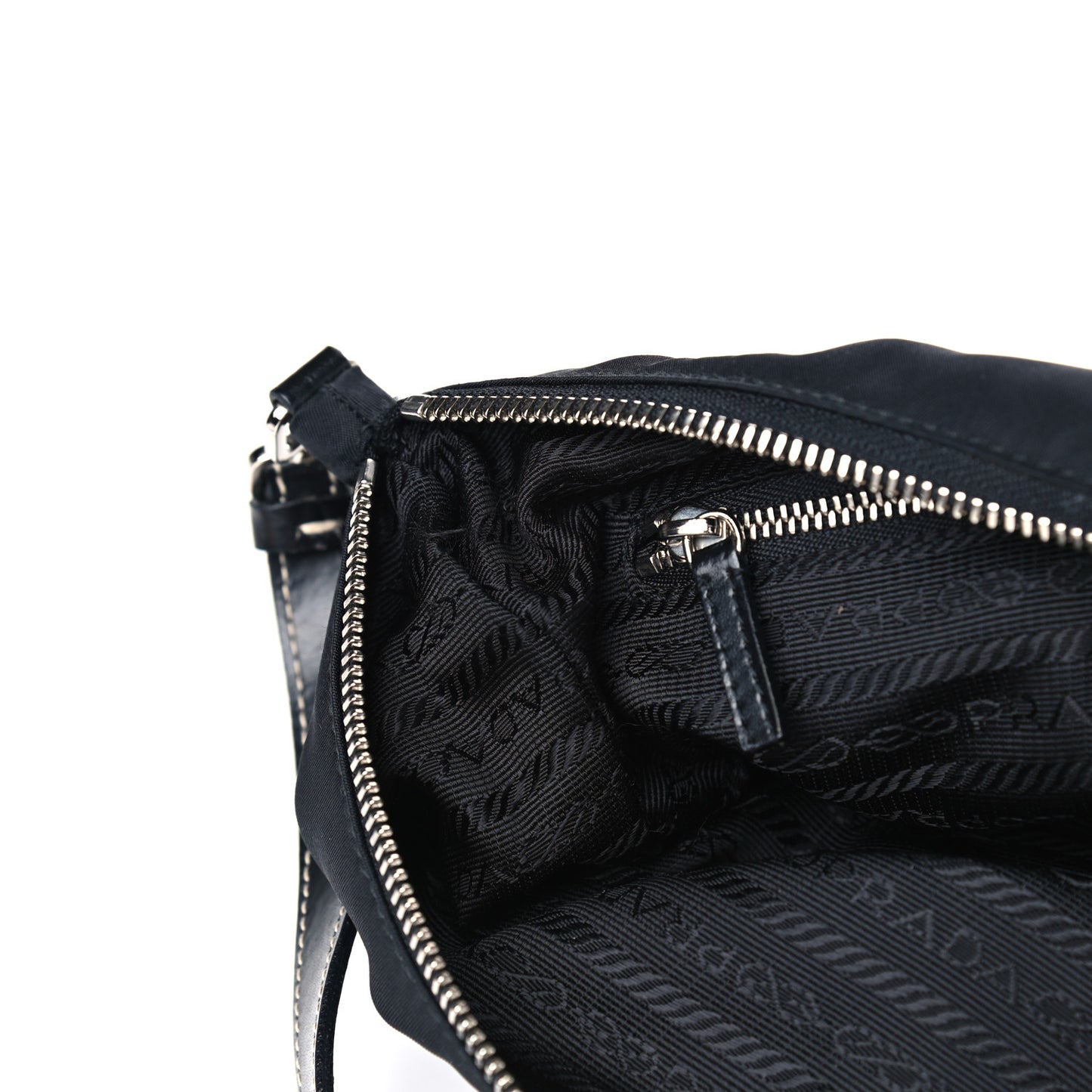 Tessuto Nylon Sport Shoulder Bag Black