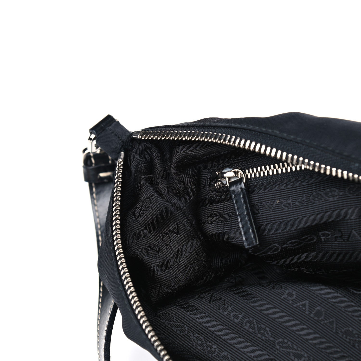 Prada Tessuto Nylon Sport Shoulder Bag Black 5 of 5