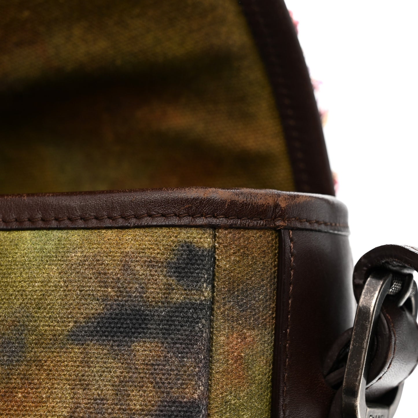 Washed Toile Graffiti On The Pavements Messenger Khaki Multicolor