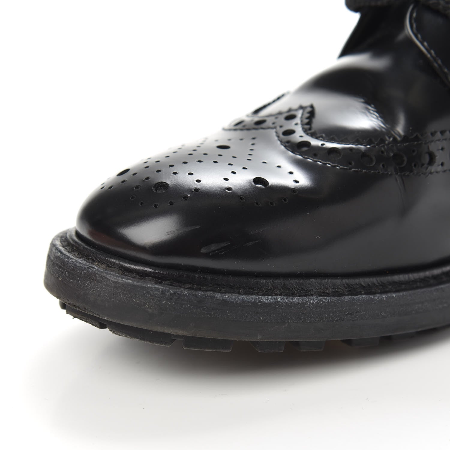Christian Dior Calfskin Tartan D-Order Low Boot 36 Black White 8 of 9