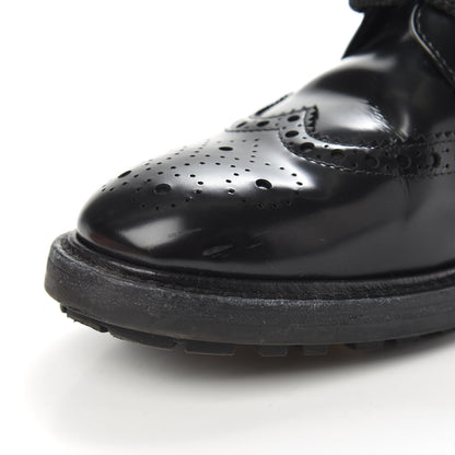 Christian Dior Calfskin Tartan D-Order Low Boot 36 Black White 8 of 9