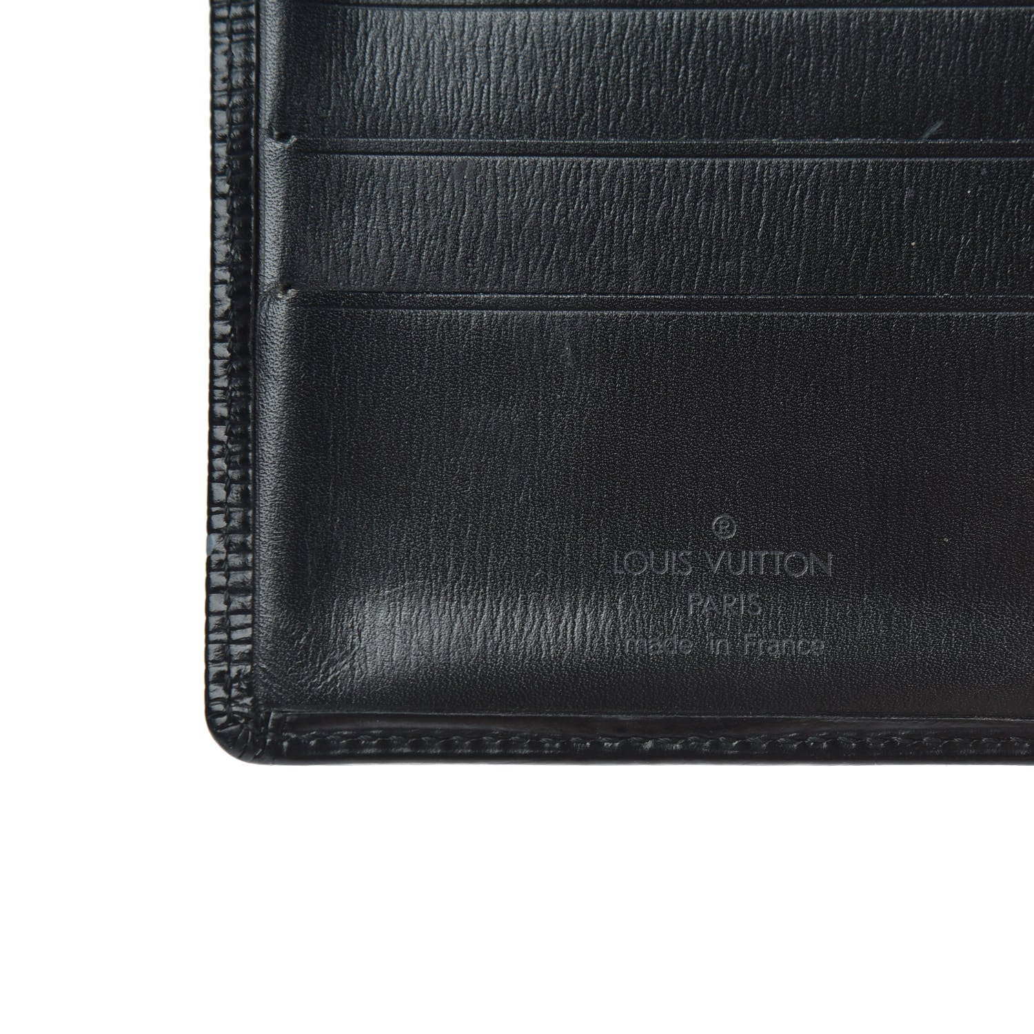 Louis Vuitton Epi Porte-Billets Cartes Credit Monnaie Wallet Black 8 of 12