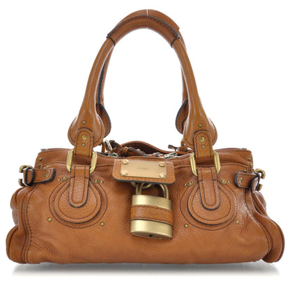 Chloe Leather Paddington Satchel Cognac 1 of 9