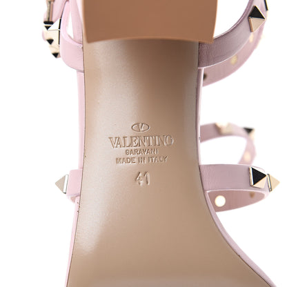 Valentino Garavani Calfskin Rockstud 60mm City Sandals 41 Water Rose 6 of 8