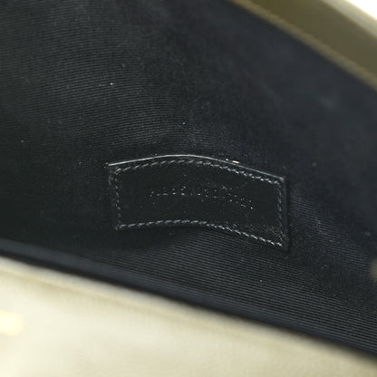 Saint Laurent Grain De Poudre Textured Mixed Matelasse Triquilt Monogram Clutch Vert Kaki 7 of 10