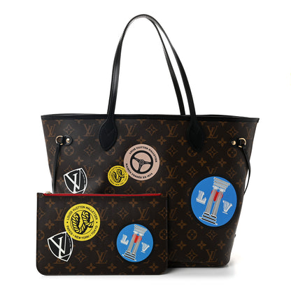 Louis Vuitton Monogram World Tour Neverfull MM 3 of 13