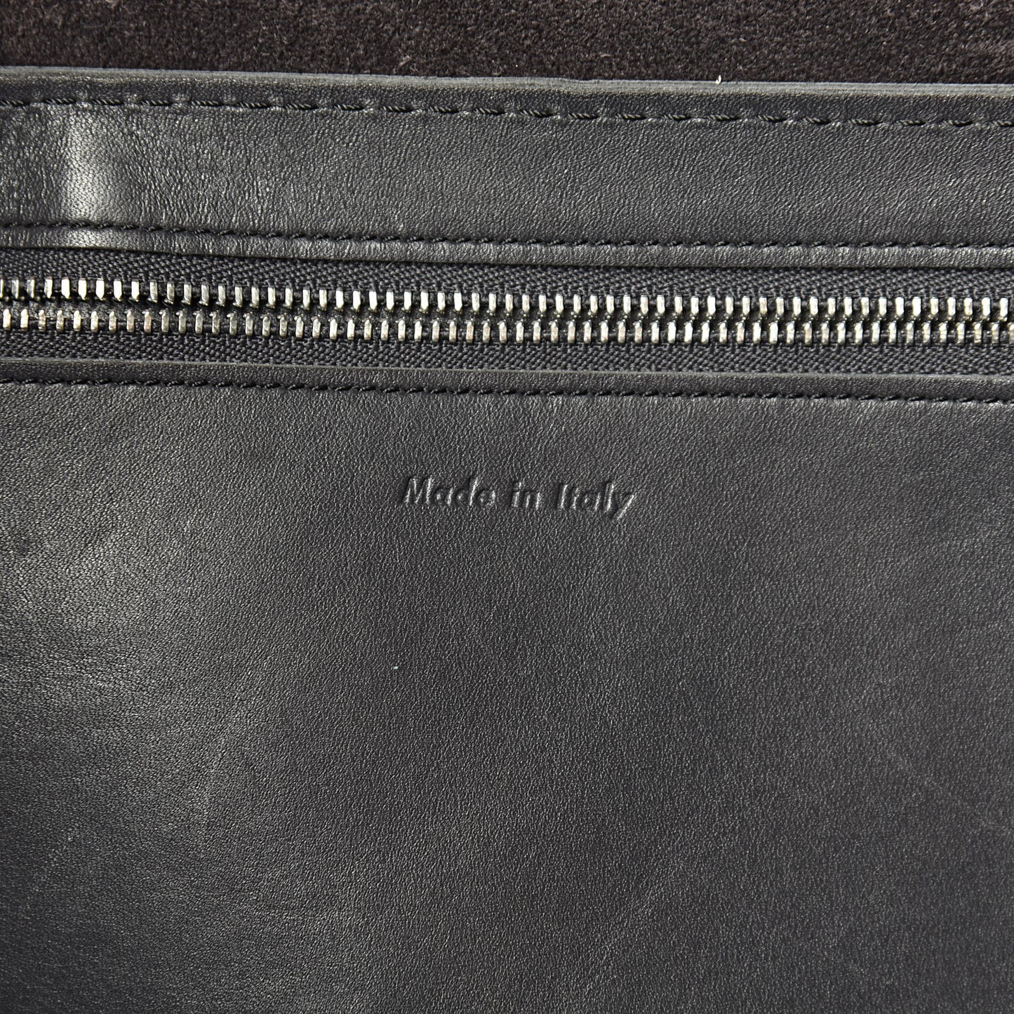 Smooth Calfskin Medium Big Bag Liquorice