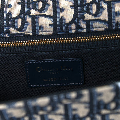 Christian Dior Oblique 30 Montaigne Chain Flap Bag Blue 7 of 7