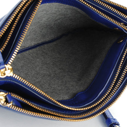 Celine Lambskin Large Trio Crossbody Bag Indigo 8 of 8
