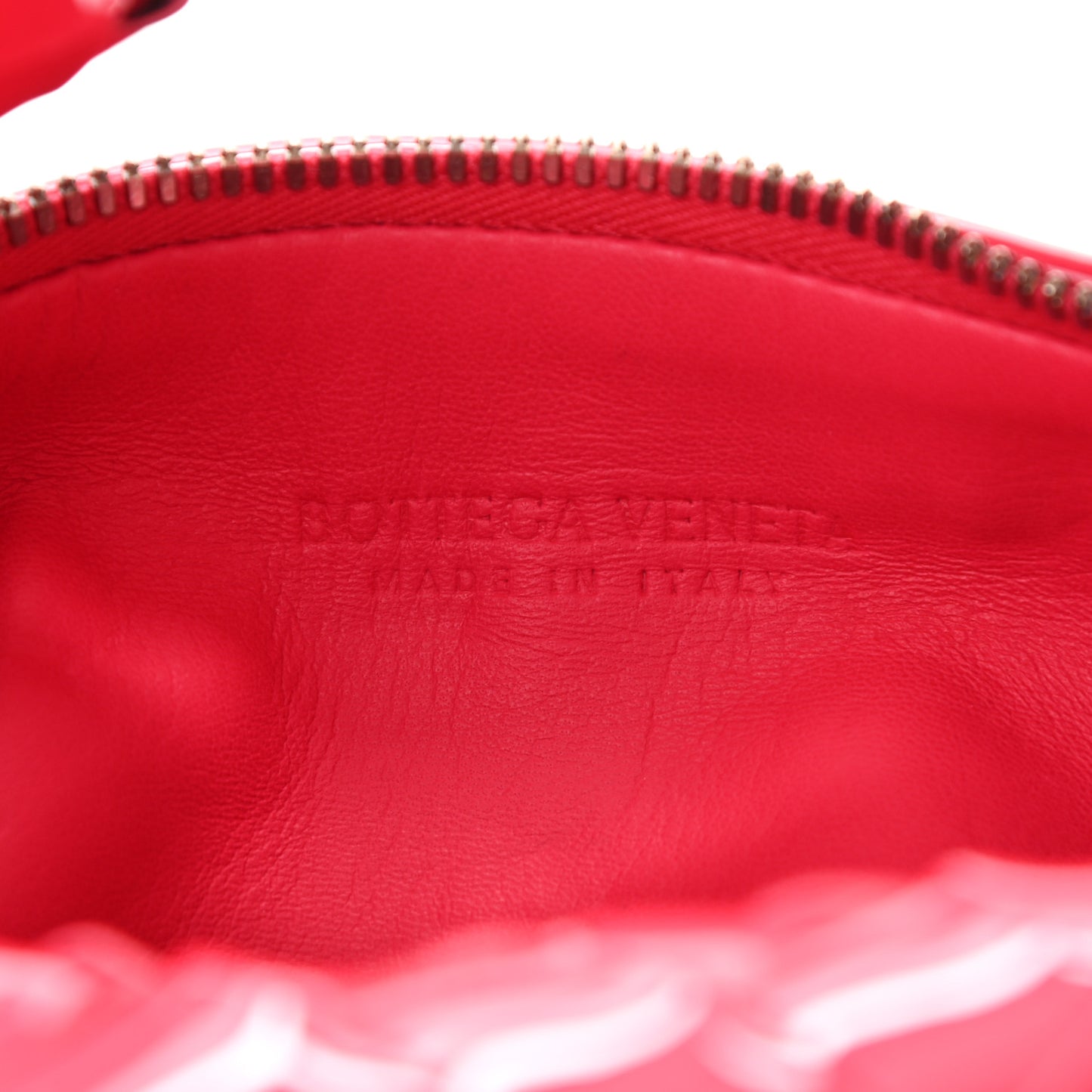 Patent Nappa Intrecciato Mini Jodie Candy Stripe