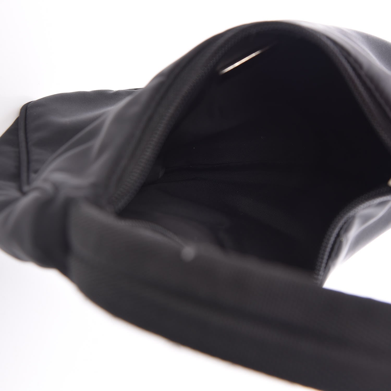 Prada Tessuto Nylon Hobo Black 5 of 10