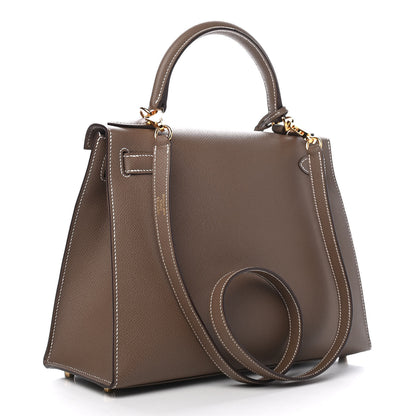 Hermes Epsom Kelly Sellier 28 Etoupe 4 of 16