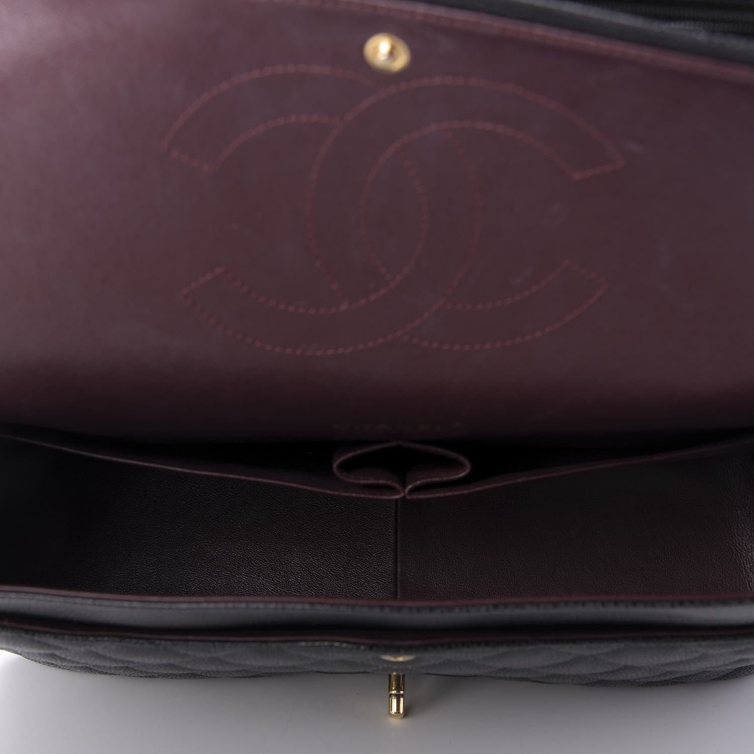 Chanel Caviar Quilted Maxi Double Flap Black 5 of 9