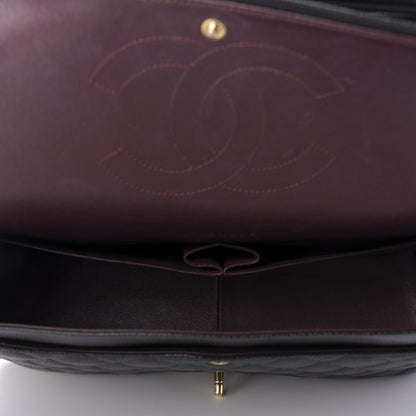 Chanel Caviar Quilted Maxi Double Flap Black 5 of 9