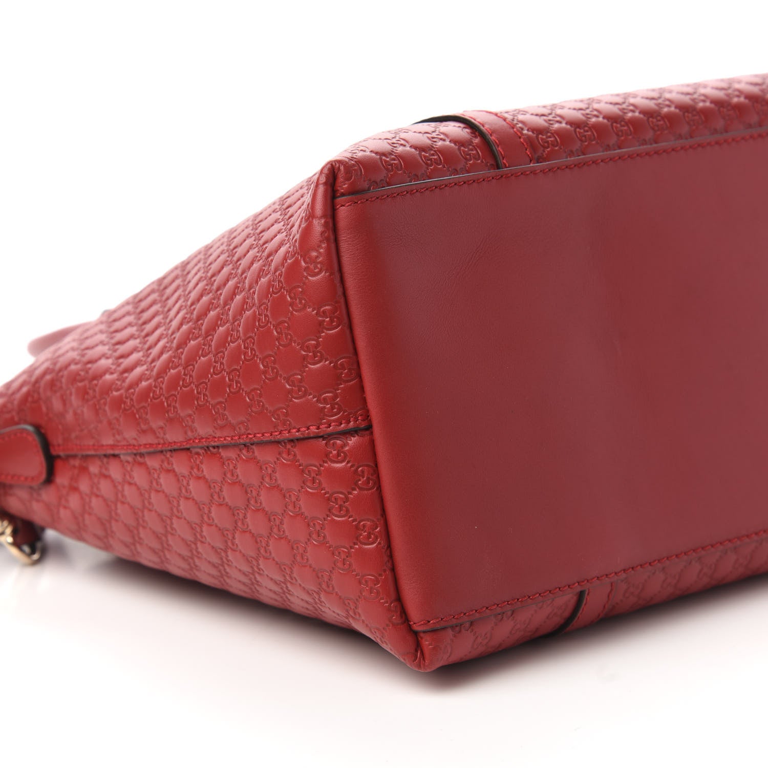 Gucci Soft Microguccissima Dome Satchel Red 6 of 10